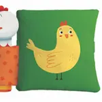 Pískacia knižka so zvieratkami Sliepka a jej kuriatko