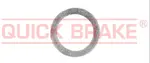 QUICK BRAKE Podložka, těsnění pod matici, vnitřní průměr 12 mm, hliníková, pro opravu brzd