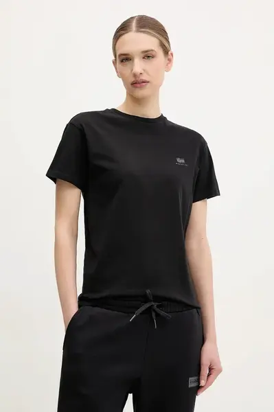 Bavlněné tričko Napapijri S-Nina černá barva, NP0A4H879411