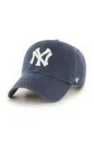 Bavlněná baseballová čepice 47 brand MLB Cooperstown New York Yankees tmavomodrá barva, BCPTN-NLRGW17GWS-NY11