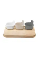 Sada servírovacích misek s podšálkem Rig-Tig Tapas 3-pack více barev