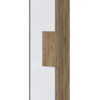 Předsíňová skříň freya - dub halifax/bílá