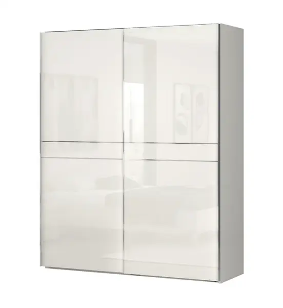 Dvoudveřová posuvná skříň tiana š.182cm – béžová