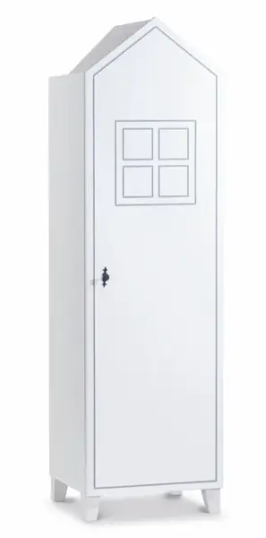 Šatní skříň dundee - bílá
