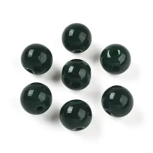 Opaque Solid Color Glass Beads