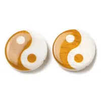 Printed Natural Freshwater Shell Beads
