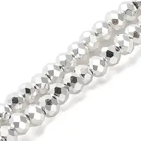 Electroplate Glass Beads Strands