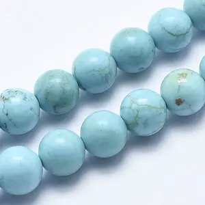 Natural Howlite Beads Strands