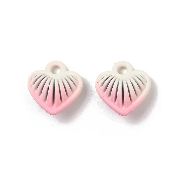 Spray Painted Alloy Pendants