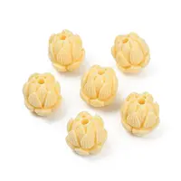 Synthetic Coral Carved Beads