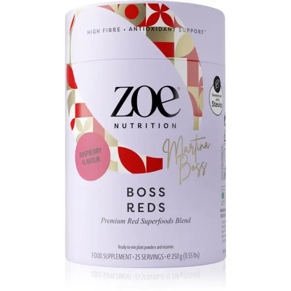ZOE Boss Reds prášek pro vaši pohodu příchuť Raspberry 250 g