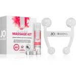 System JO ALL IN ONE MASSAGE sada masážních pomůcek white 3 ks