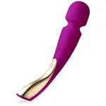 Lelo Smart Wand Massager 2 Large masážní hlavice a vibrátor Deep Rose 30 cm