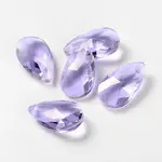 Faceted Teardrop Glass Pendants