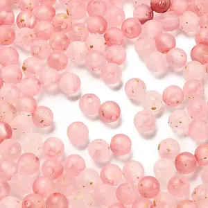 Frosted Transparent Acrylic Beads