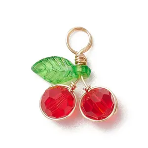 Cherry Glass Pendants