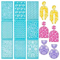 9Pcs Nylon Impression Mat Mold