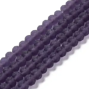Transparent Glass Beads Strands