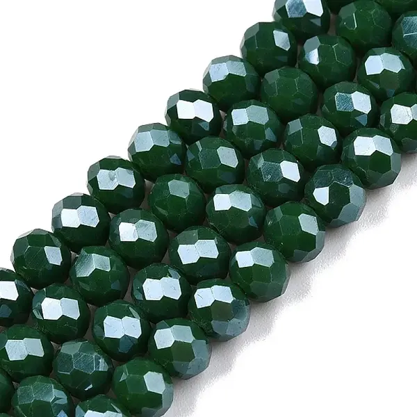 Electroplate Glass Beads Strands