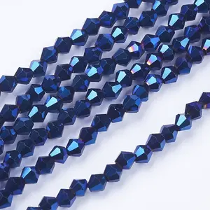 Electroplate Glass Beads Strands