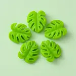 Monstera Leaf Food Grade Eco-Friendly Silicone Focal Beads