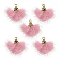 Faux Mink Fur Tassel Pendant Decorations