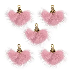 Faux Mink Fur Tassel Pendant Decorations