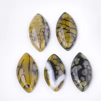 Natural Crackle Agate Cabochons