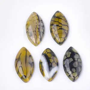 Natural Crackle Agate Cabochons
