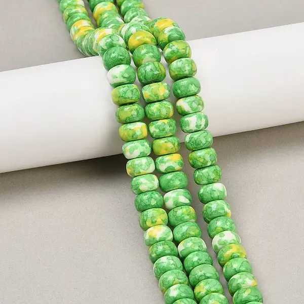 Dyed Synthetic Riverstone Beads Strands