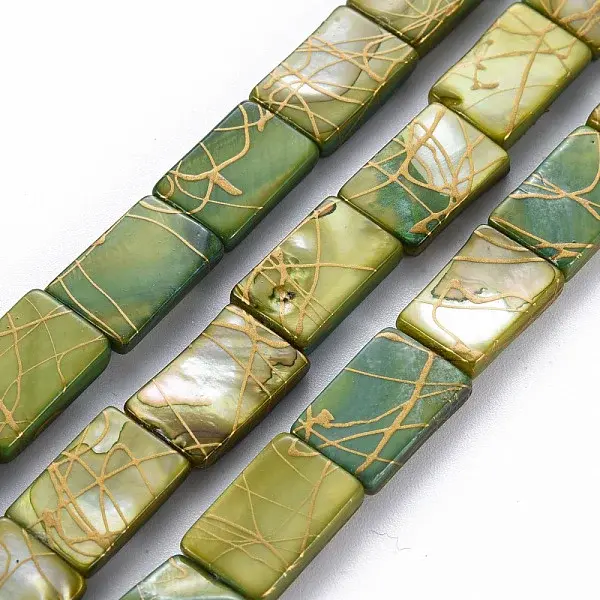 Natural Freshwater Shell Beads Strands