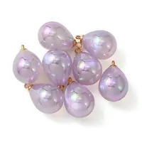 8Pcs UV Plating Acrylic Pendants