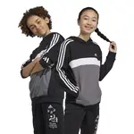 adidas Tiberio 3-Stripes Colorblock Fleece Hoodie Kids 128