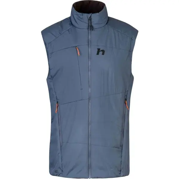 Hannah DEYN VEST Pánská zateplená vesta, modrá, velikost