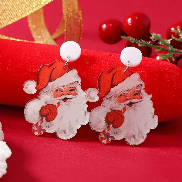 Christmas Acrylic Stud Earrings
