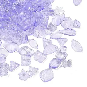 Gradient Color Transparent Glass Beads