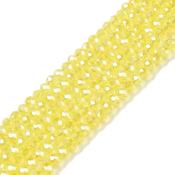 Electroplate Glass Beads Strands