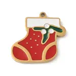 Christmas Themes 304 Stainless Steel Enamel Charms