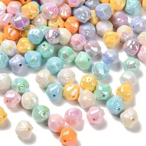 UV Plated Opaque Acrylic Beads
