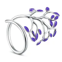 Adjustable 925 Sterling Silver Finger Ring