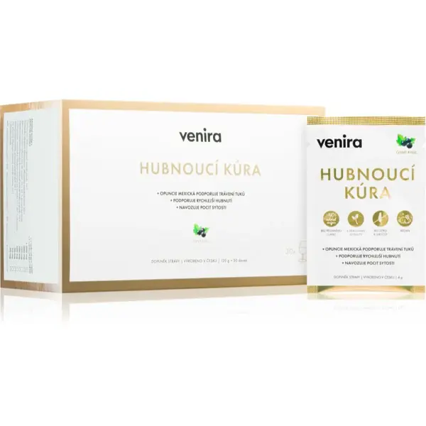 Venira Chudnúca kúra nápoj na kontrolu hmotnosti príchuť Blackcurrant 30 ks