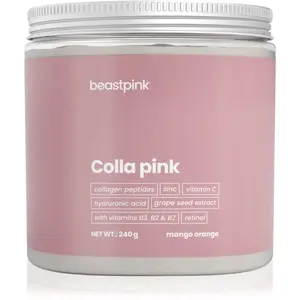 BeastPink Colla Pink prášok na prípravu nápoja s kolagénom príchuť Mango & Orange 240 g