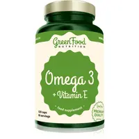 GreenFood Nutrition Omega 3 + Vitamin E kapsuly pre správne fungovanie organizmu 120 cps