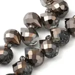 Electroplate Glass Beads Strands