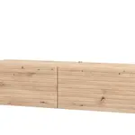 Závesný tv stolík 128 cm raffe - dub artisan