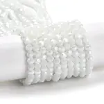 Electroplate Opaque Glass Beads Strands
