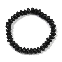 Natural Lava Rock Beaded Stretch Bracelets for Men Women