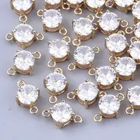 Transparent Glass Links connectors