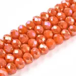 Electroplate Glass Beads Strands