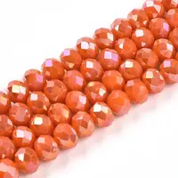 Electroplate Glass Beads Strands